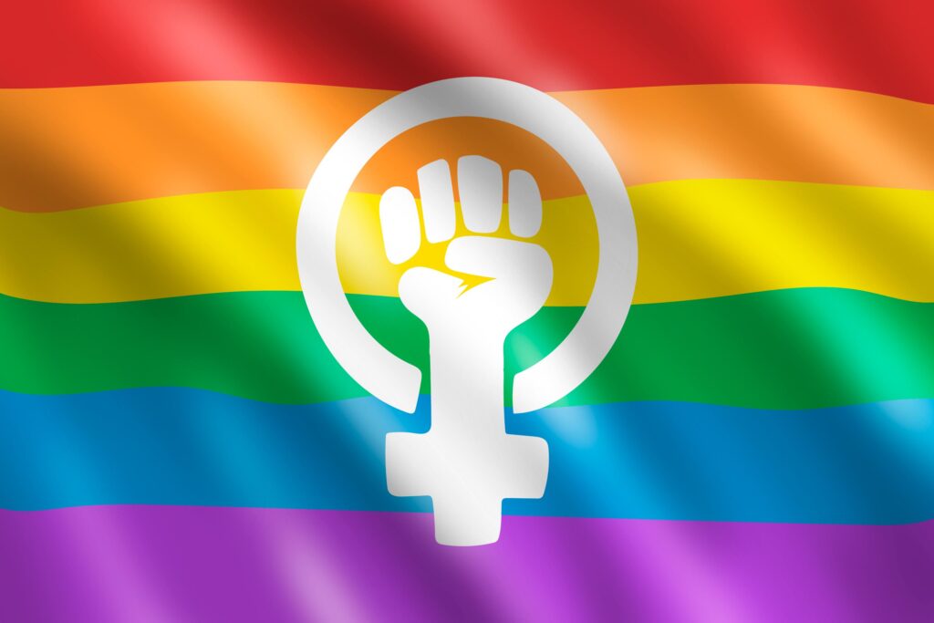 Transgenders logo for strength.