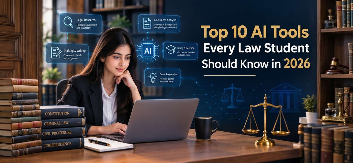 Top 10 AI Tools Every Law Student Should Know in 2026