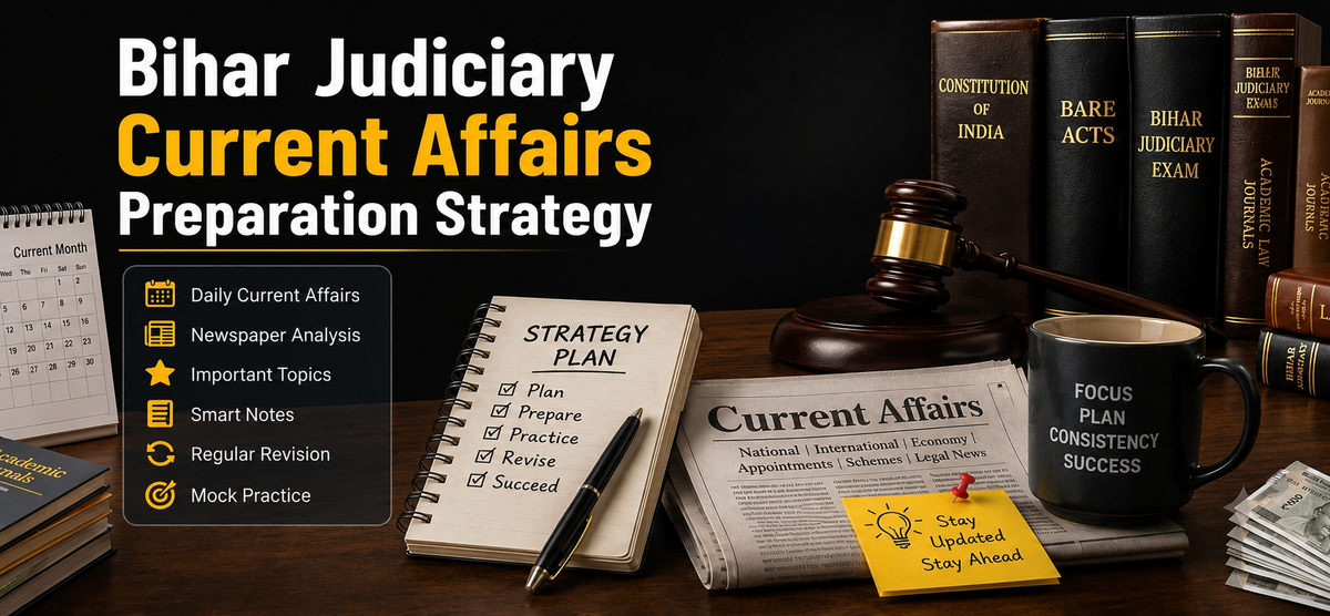 How to Prepare Current Affairs for 33rd Bihar Judiciary 2026?