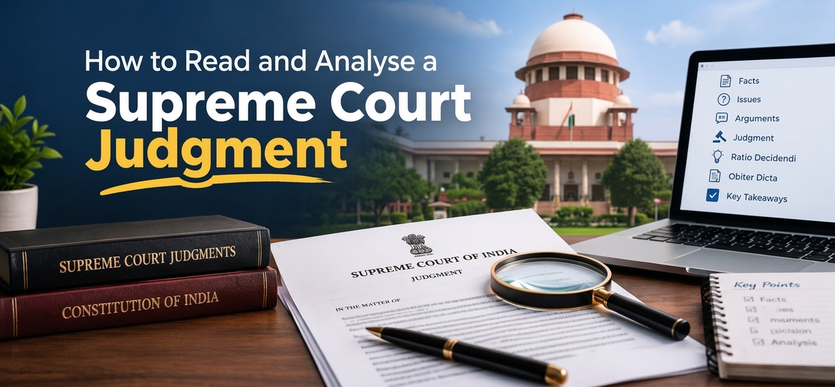 How to Read and Analyse a Supreme Court Judgment: A Step-by-Step Guide