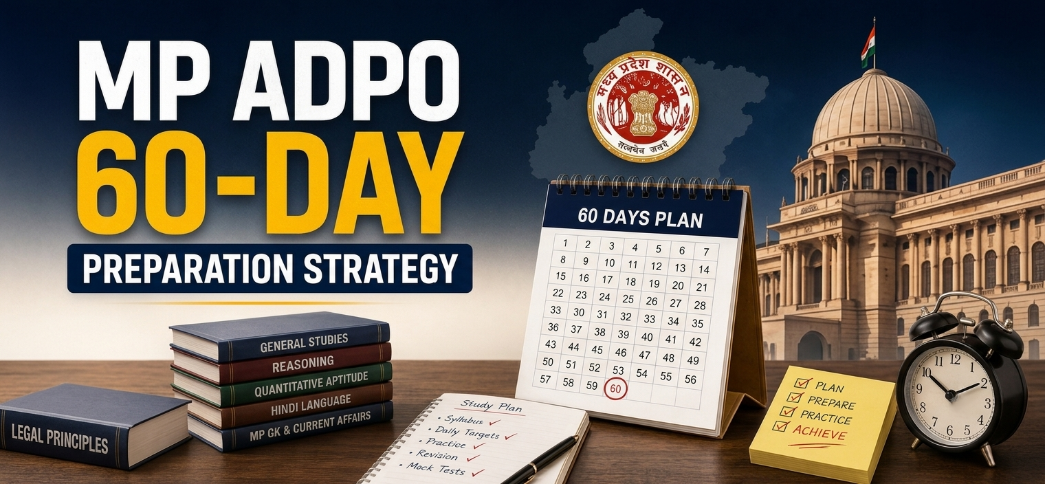 How to Crack MP ADPO in First Attempt? 60-Day Complete Preparation Strategy