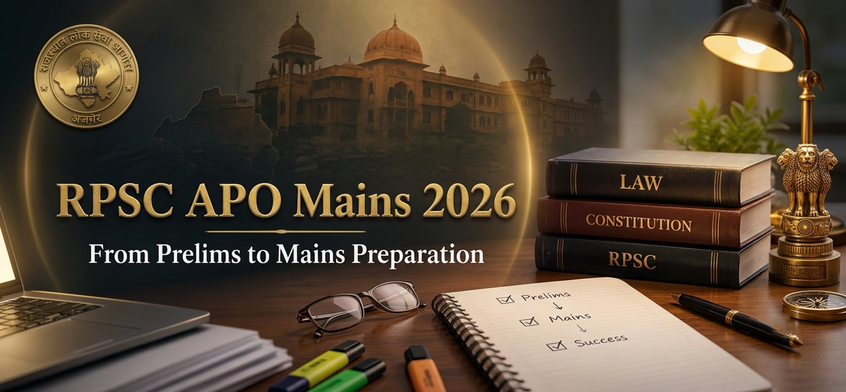 RPSC APO Mains 2026 Preparation Strategy: Complete 12-Week Plan
