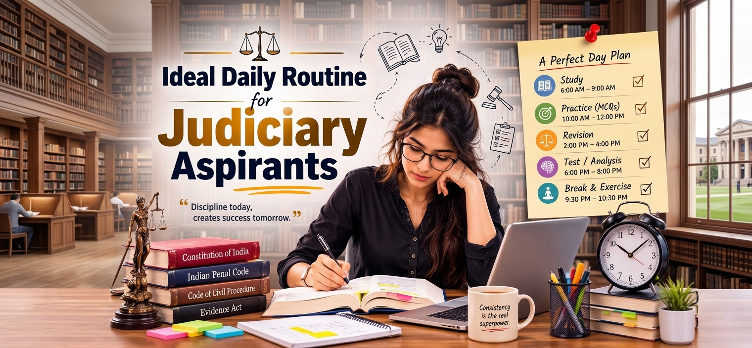 Ideal Daily Routine for a Judicial Aspirant - A Blueprint for Success