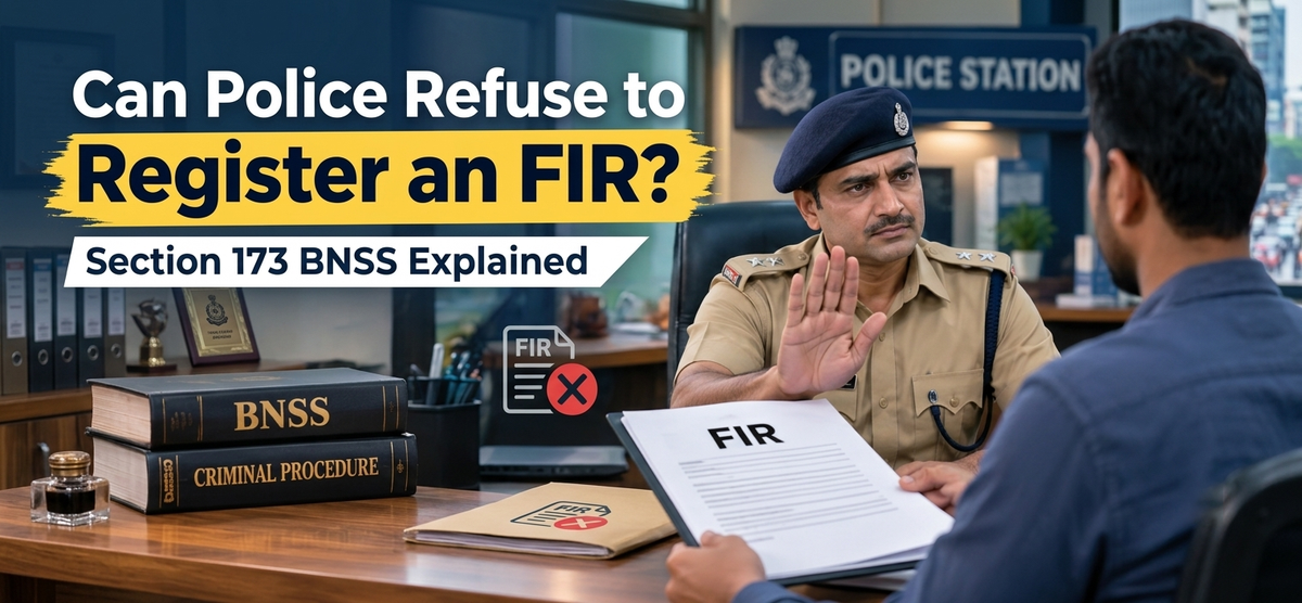 Can Police Refuse to Register an FIR? Section 173 BNSS Explained