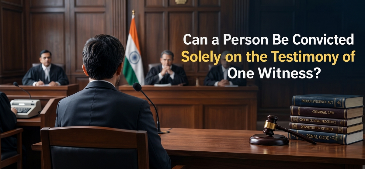 Can a Person Be Convicted Solely on the Testimony of One Witness? Section 139 BSA Explained
