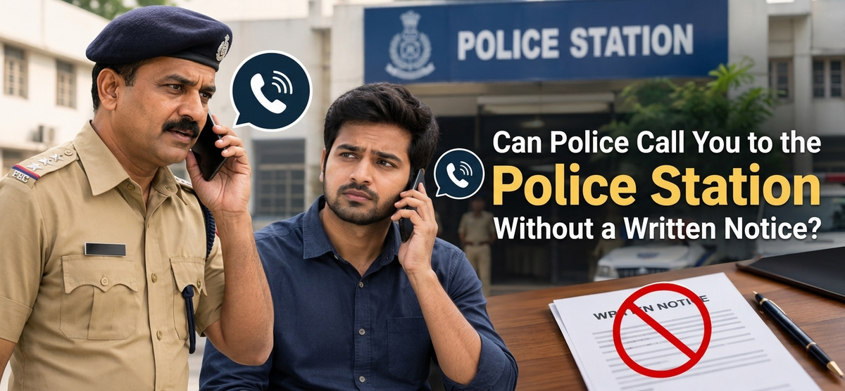 Can Police Call You to the Police Station Without a Written Notice?