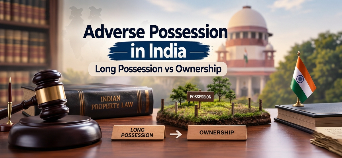 Adverse Possession in India: Is Long Possession Enough to Become the Owner?