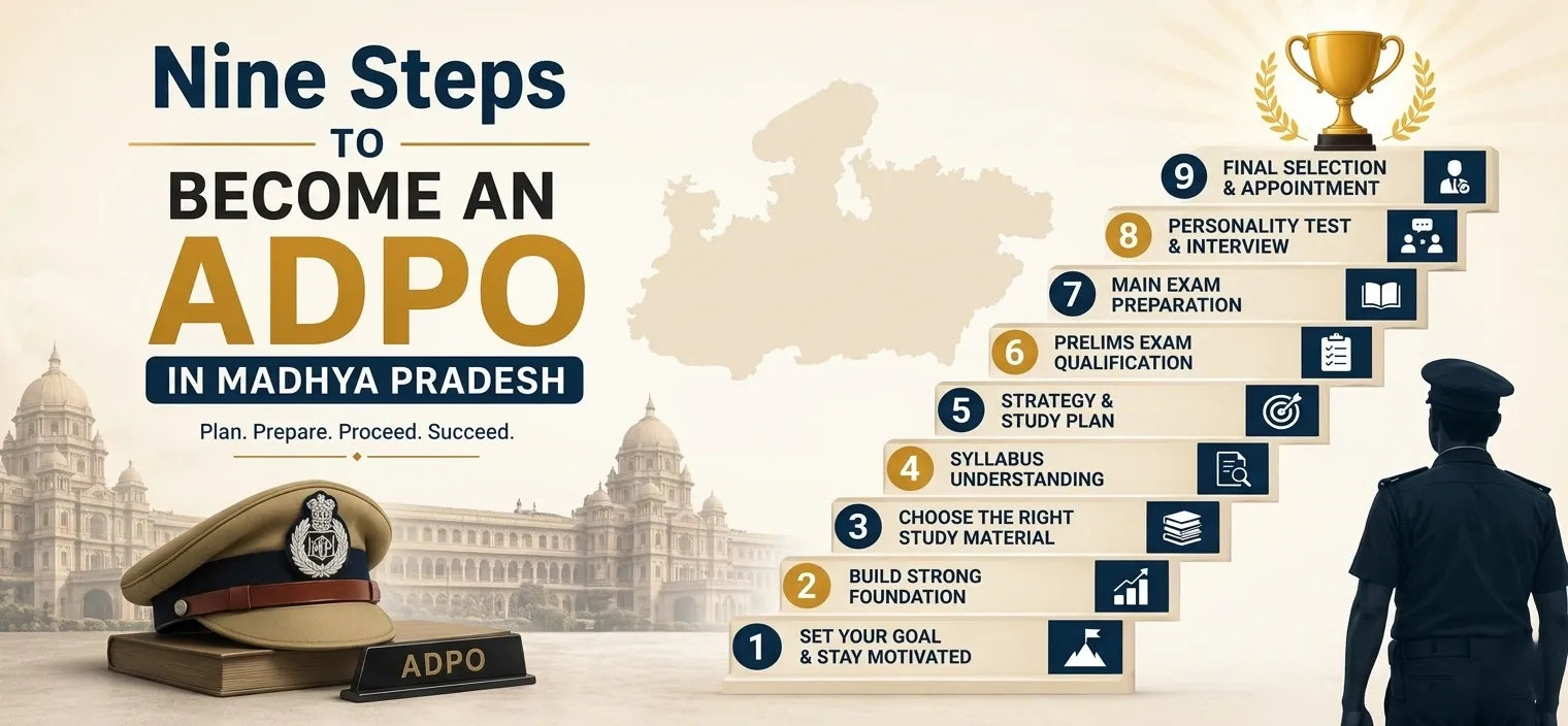 Nine Steps to Become an ADPO in Madhya Pradesh – A Complete Roadmap
